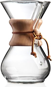 Chemex进口代理批发 Chemex 倾倒式玻璃咖啡机 - 经典系列 - 6 杯 - 独家包装