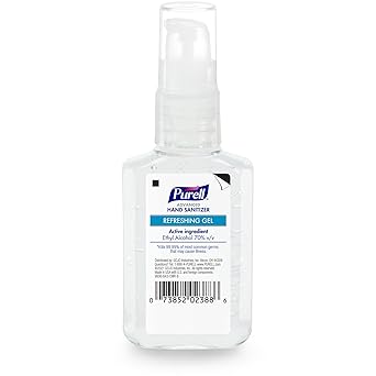 酷牌库|商品详情-Purell进口代理批发 PURELL 高级洗手液清爽凝胶，清新香味，2 液量盎司旅行装泵瓶（1 件装）3050-24-CMR