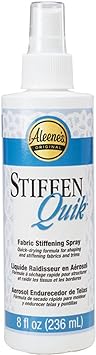 Aleene's进口代理批发 Aleene's 15581 Stiffen-Quick 织物硬化喷雾 8 盎司，原始版本，包装可能有所不同