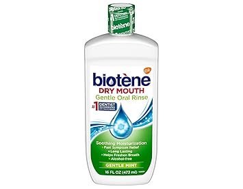 Biotene进口代理批发 Biotene 保湿口腔冲洗液，原味 16 盎司（8 件装）