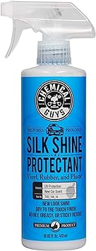 Chemical Guys进口代理批发 Chemical Guys TVD_109_16 Silk Shine 可喷雾干触敷料和保护剂，适用于轮胎、装饰、乙烯基、塑料等，可安全用于汽车、卡车、摩托车、房车等，16 液量盎司