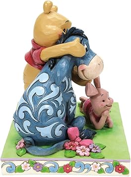 酷牌库|商品详情-Enesco进口代理批发 Enesco Disney Traditions by Jim Shore 小熊维尼与小猪和屹耳朋友雕像，6.125 英寸，多色