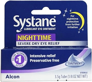 Systane进口代理批发 Systane 夜间润滑眼膏 3.5 克管