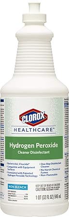 Clorox进口代理批发 Clorox Healthcare 过氧化氢清洁消毒剂拉盖，32 盎司