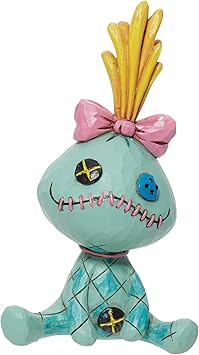 Enesco进口代理批发 Enesco Jim Shore 迪士尼传统 Lilo & Stitch 迷你露肩雕像 3.34 英寸