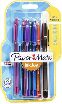 Paper Mate进口代理批发 Paper Mate“InkJoy 100”什锦圆珠笔（8 支装）