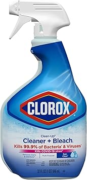 Clorox进口代理批发 Clorox Clean-Up 清新香味清洁剂 + 漂白喷雾 - 多色（32 盎司），10.13 x 3 x 4.88