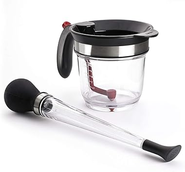 Cuisipro进口代理批发 Cuisipro 脂肪分离器和 3 合 1 Baster 假日烘焙套装