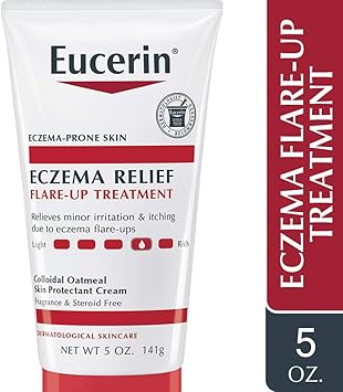 酷牌库|商品详情-Eucerin进口代理批发 Eucerin Eczema Relief Flare-up Treatment - 为湿疹倾向皮肤提供立即安心 - 5 盎司。管子