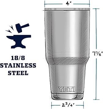 酷牌库|商品详情-YETI进口代理批发 YETI 黄绿色 Rambler 玻璃杯，1 个