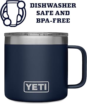 酷牌库|商品详情-YETI进口代理批发 YETI Rambler 14 盎司不锈钢真空保温杯带盖