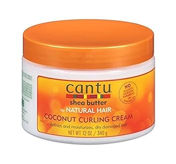 Cantu进口代理批发 Cantu 乳木果油椰子卷发霜，12 盎司（340 克） - 2 包