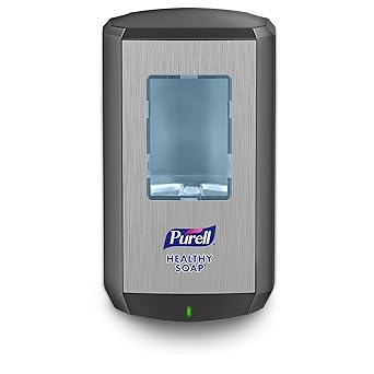 Purell进口代理批发 PURELL 品牌健康肥皂温和泡沫 CS6 入门套件，1-1200 毫升品牌健康肥皂温和泡沫补充装 + 1 个 CS6 石墨自动皂液器（1 件装）6574-1G - 由 GOJO, Inc. 制造