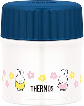 THERMOS进口代理批发 Thermos JBU-300B NV-P 真空隔热汤罐，米菲海军粉色，10.1 液量盎司（300 毫升）