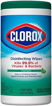 Clorox进口代理批发 Clorox 消毒湿巾消毒清新香味罐 75 片