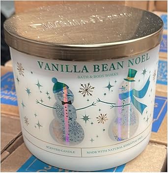 Bath & Body Works进口代理批发 Bath and Body Works Vanilla Bean Noel 2018 蜡烛