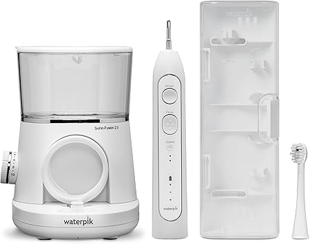 Waterpik进口代理批发 Waterpik Sonic-Fusion 2.0 牙线电动牙刷，白色