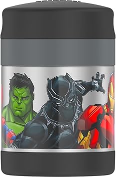 THERMOS进口代理批发 Thermos Funtainer Marvel 食品罐带勺子 16 盎司 5 小时热 7 小时冷