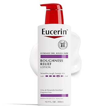 酷牌库|商品详情-Eucerin进口代理批发 Eucerin 舒缓身体乳液，适合极度干燥、粗糙的皮肤，富含尿素身体保湿霜，16.9 液体盎司瓶装