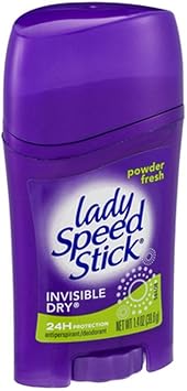 Lady Speed Stick进口代理批发 Lady Speed Stick 止汗除臭剂隐形干粉新鲜 1.40 盎司（7 件装）