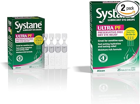 Systane进口代理批发 Systane 超润滑滴眼液，60 粒（1 件装），（包装可能有所不同）和超润滑滴眼液，25 粒