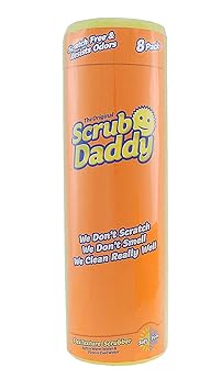 Scrub Daddy进口代理批发 Scrub Daddy - 原装温控洗涤器 - 防刮且防臭 - 8 件