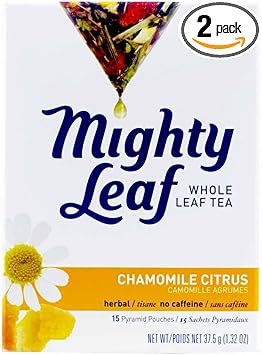 Mighty Leaf进口代理批发 Bubbacare 洋甘菊柑橘 15CT - 2 盒_AB