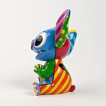 酷牌库|商品详情-Enesco进口代理批发 Enesco Disney by Britto Stitch 树脂石雕像