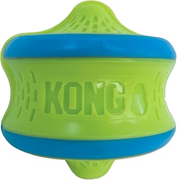 KONG进口代理批发 KONG Rambler Rattlez 持久抓取和咀嚼什锦玩具（漩涡球）