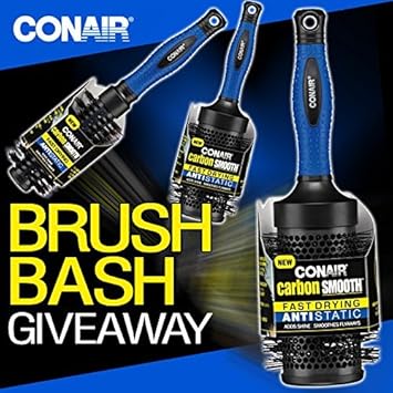 CONAIR进口代理批发 Conair 小号圆形碳顺滑发刷