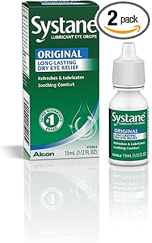 Systane进口代理批发 Systane 润滑剂滴眼液 0.5 盎司瓶（2 件装）