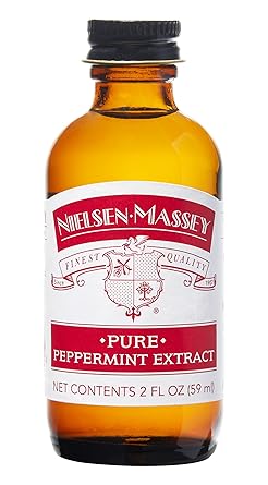 Nielsen-Massey进口代理批发 Nielsen-Massey 纯薄荷提取物，用于烘焙和烹饪，2 盎司瓶