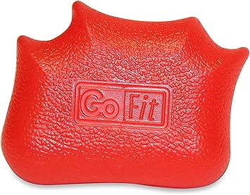 GoFit进口代理批发 GoFit 强化凝胶握把 - 坚固阻力，红色