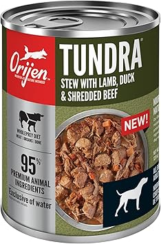 酷牌库|商品详情-Orijen进口代理批发 ORIJEN Tundra Stew 湿狗粮，WholePrey 成分，12.8 盎司（12 罐装）