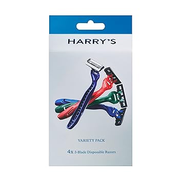 Harry's进口代理批发 Harry's，男士一次性 3 刀片剃须刀，4 片