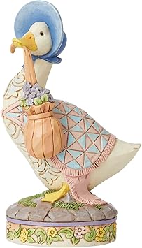 酷牌库|商品详情-Enesco进口代理批发 Jim Shore Jemima 水鸭雕像 Enesco Beatrix Potter，6.25 英寸，多色