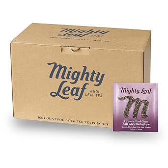 Mighty Leaf进口代理批发 Mighty Leaf 有机伯爵茶，100 袋茶包