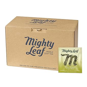 Mighty Leaf进口代理批发 Mighty Leaf Tea 白果园茶袋，100 袋