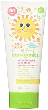 Babyganics进口代理批发 BBY12108EA - Babyganics 矿物防晒乳液，50 SPF，6 盎司