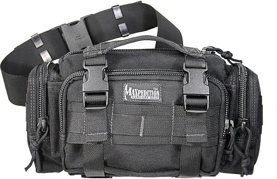 Maxpedition进口代理批发 Maxpedition 男女通用成人腰部 Proteus Versipack 黑色，黑色