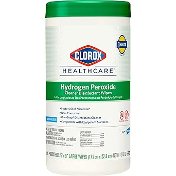 Clorox进口代理批发 Clorox Healthcare 过氧化氢湿巾，95 片（包装可能有所不同）