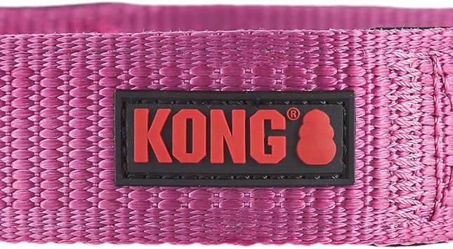 酷牌库|商品详情-KONG进口代理批发 KONG Max HD 超耐用氯丁橡胶软垫狗项圈（小号，粉色）