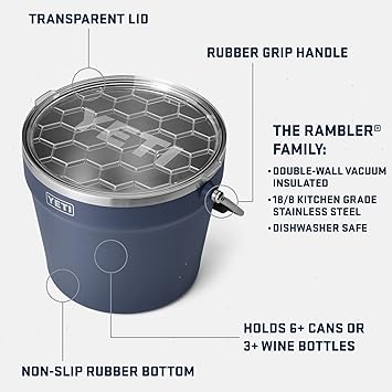 酷牌库|商品详情-YETI进口代理批发 YETI Rambler 饮料桶套装，YETI 饮料桶和 2 个 YETI Rambler Lowballs，白色