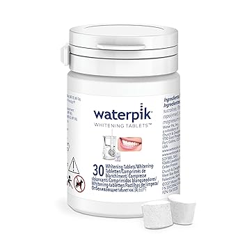 Waterpik进口代理批发 Waterpik 新鲜薄荷美白补充片（30 片）与 Waterpik Boost Tip 或 Waterpik 美白水牙线一起使用，包装可能有所不同，WT-30