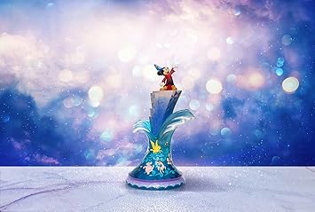 酷牌库|商品详情-Enesco进口代理批发 Enesco Disney Traditions by Jim Shore 幻想曲魔法师的学徒米老鼠雕像，18.5 英寸，多色