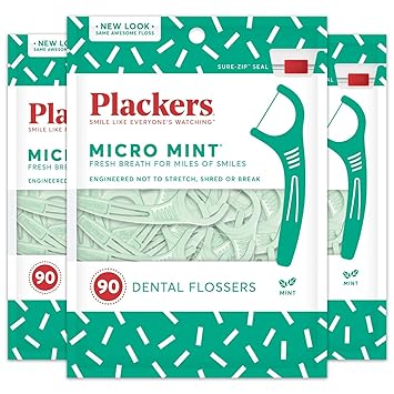 Plackers进口代理批发 Plackers 微薄荷清新口气，牙线薄荷，270 片