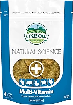 Oxbow进口代理批发 Oxbow Natural Science Multivitamin - 小动物必需维生素和 Omega 3 和 6 脂肪酸，4.2 盎司。