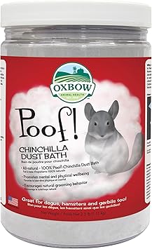 Oxbow进口代理批发 Oxbow 动物保健 噗！龙猫尘浴，2.5 磅罐