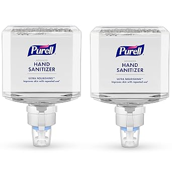 Purell进口代理批发 PURELL 高级洗手液超滋养泡沫，无香料，1200 毫升补充装，适用于 PURELL ES8 自动洗手液分配器（2 件装） - 7757-02