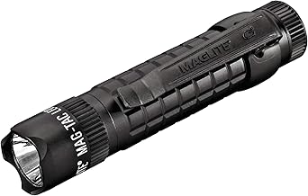 MagLite进口代理批发 Maglite Mag-Tac LED 2 芯 CR123 手电筒 - 皇冠形边框，哑光黑色